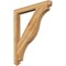 Ekena Millwork Funston Arts & Crafts Rough Sawn Bracket, Western Red Cedar, 4"W x 40"D x 48"H BKT04X40X48FST03RWR - alternate 1